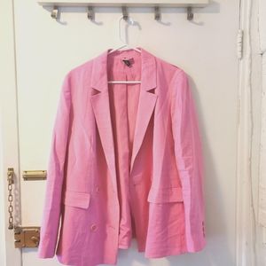 Pink blazer